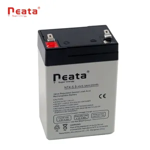 Rechargeable Lead Acid Battery Small Toy Tool Power Supply Rechargeable AGM Gel 4v 6ah 20hr Lead Acid Battery