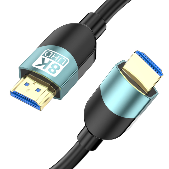 Ultra Digital Customized Braided for HDMI 2.1 Cable HD 8K Compatible Laptop PS5 TV Computer Monitor PVC Cable