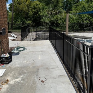 Offerta Speciale: Pannelli per Recinzione in Ferro Battuto Neri, Ecologici e Durevoli, Altezza 6 Piedi, Senza Scavo, per Sicurezza Domestica Moderna - Product Image 3