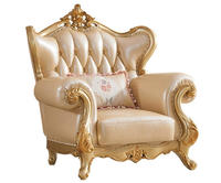 Ensemble de canapés en bois de chêne massif, style classique européen et mobilier américain de luxe, sculpté, pour application en villa, combinaison complète pour toute la maison