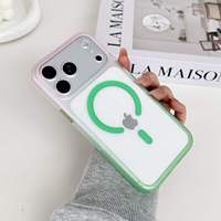 Nouvelle coque de téléphone PC 2026 à blocs de couleur, finition mate, magnétique et protectrice pour iPhone 18 Pro Max, compatible avec la charge sans fil