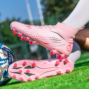 Crampons de football professionnels pour adultes et étudiants Nouvelles chaussures d'entraînement sur le terrain pour hommes et femmes avec de longues pointes - Product Image 2