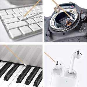 400 (800 embouts) <span class=keywords><strong>Coton</strong></span>-<span class=keywords><strong>tiges</strong></span> de précision écologiques à double extrémité de 6 pouces, sans peluches, pour le nettoyage d'armes à feu - Product Image 5