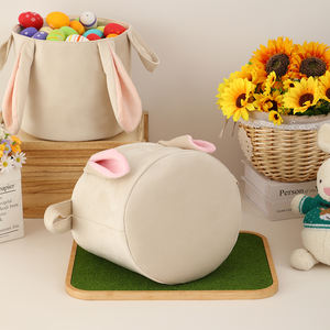 Cesto Pasquale Personalizzato per Caccia alle Uova, Coniglietto di Peluche Super Morbido con Orecchie Lunghe per Bambini - Product Image 3