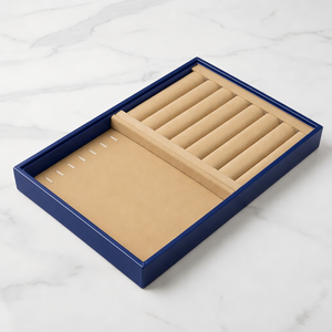 Custom <b>Ring</b> Pendant <b>Necklace</b> Earring Jewelry Tray Window Storage showcase Portable Tray for Jewelry Display Organizer - Product Image 3