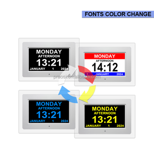 Ưu cực lớn lịch kỹ thuật số ngày ngày đồng hồ thời gian đồng hồ mất trí nhớ không viết tắt cao cấp người già suy giảm thị lực mất trí nhớ - Product Image 6