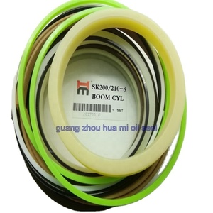 ชุดกระบอกสูบไฮดรอลิก SK200-8ซีลน้ำมันของรถขุด YN01V00151R3 YN01V00052R300 YN01V00103R300 - Product Image 2