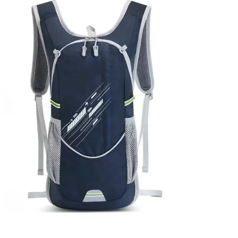 Mochila Oxford repelente de água personalizada para caminhadas, ciclismo e viagens, 12L, 17 pol. 26x10x45 cm (A), com bolsa de água, para corrida, maratona, running, ideal para