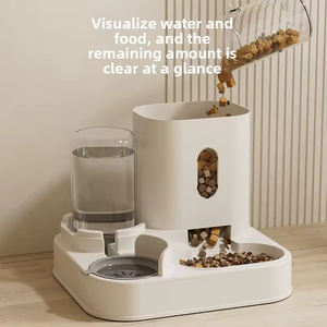 Automatic Pet Food <b>Feeders</b> Water Dispenser 2 in 1 Dog <b>Cat</b> Bowls Drinking Fountain Feeding Station - Product Image 5