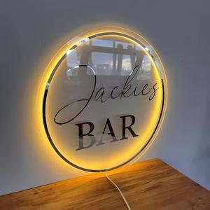 सोने के धातु पत्र व्यवसाय की दुकान 3 डी ऐक्रेलिक लोगो कस्टम नेतृत्व चैनल पत्र बैकलिट संकेत बाहरी दीवार विज्ञापन स्टोर - Product Image 6