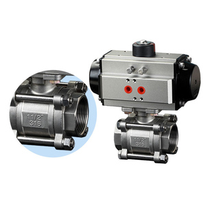 Jhy OEM Tùy Chỉnh Mini Chủ Đề Nội Bộ 2-Cách SS304 Thép Không Gỉ Bóng Điện Van 24V 230V PTFE Niêm Phong DN15-80 Tùy Chỉnh - Product Image 4