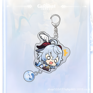 พวงกุญแจอะคริลิคพิมพ์ลายการ์ตูนเกม <span class=keywords><strong>Genshin</strong></span> <span class=keywords><strong>Impact</strong></span> รา<span class=keywords><strong>คา</strong></span>โรงงานถูกสำหรับแฟนๆ - Product Image 2