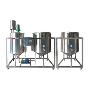 Automatic cooking/coconut/sunflower/palm oil refining machine/edible oil refinery plant