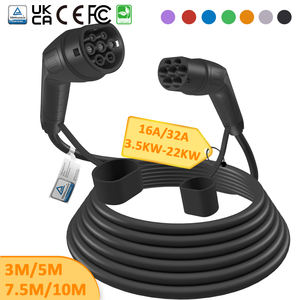 Cavo di Ricarica EV 5M 3.5kw-22kw IP66 Tipo 2 AC Domestico 16A 32A Tipo 2 a Tipo 2 Cavi di Ricarica per Veicoli Elettrici Caricabatterie per Auto - Product Image 2