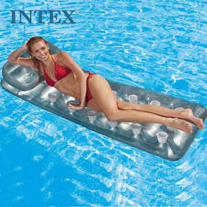 <span class=keywords><strong>INTEX</strong></span> 58894 — flotteur de piscine gonflable, tapis flottant à 18 poches, plateforme solaire - Product Image 2