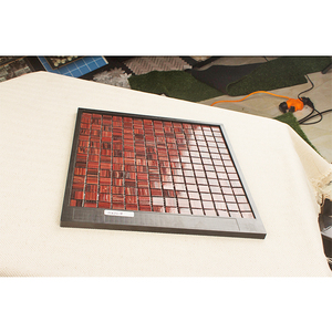 Tuiles de <span class=keywords><strong>piscine</strong></span> à <span class=keywords><strong>prix</strong></span> avantageux, mosaïque de verre brillant rouge vin avec veinage doré - Product Image 5