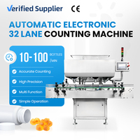 Machine de comptage, de mise en bouteille et de bouchage entièrement automatique à haute capacité pour pilules, bonbons et oursons gélifiés, pour canettes et bouteilles