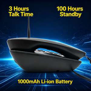 <span class=keywords><strong>Téléphone</strong></span> <span class=keywords><strong>fixe</strong></span> sans fil 4G W3600B avec bande de fréquences 2G/3G/4G et 5 touches de stockage individuelles - Product Image 6