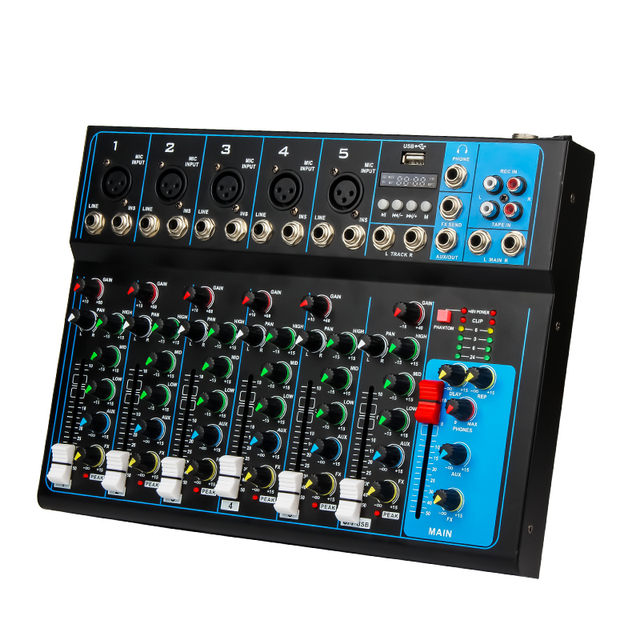 Best Quality Professional Machine Studio Recording Equipment Sound Cards Control DJ Coampsntroller Audio Mixer Console Audio