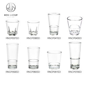 Material acrílico de <span class=keywords><strong>policarbonato</strong></span> de alta calidad, <span class=keywords><strong>vajilla</strong></span> irrompible, vasos de plástico reutilizables para pc, vaso de vidrio - Product Image 5
