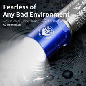 Linterna Táctica Smiling Shark, Recargable, LED, Impermeable, para Camping y Actividades al Aire Libre - Product Image 1