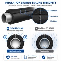 Colle isolante thermique K-FLEX pour l'étanchéité des panneaux de conduites en mousse élastomère NBR, pour usage extérieur et en entrepôt