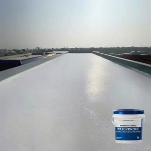 Professional Odorless Liquid Waterproof <b>Coating</b> Concrete Roof Eco-Friendly Acrylic-based Flexible Durable Via Brush Construction - Product Image 1