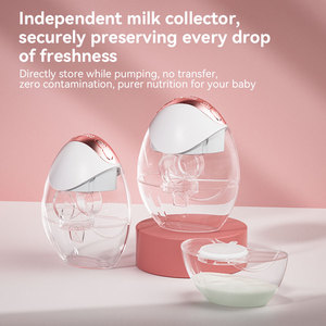 Oem/ODM tay miễn phí Silicone không dây điện máy bơm vú BPA-<span class=keywords><strong>free</strong></span> Wearable bơm sữa mẹ cho bé ăn - Product Image 3