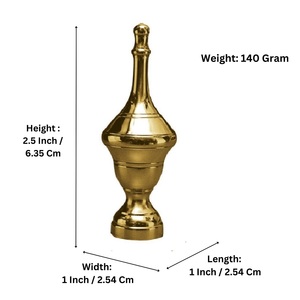 Kalash de Latón Ornamentado, Artículo Ritual Indio Versátil y Decoración para el Hogar, para Ceremonias Religiosas y Cualquier Ocasión, a Precio de Mayoreo - Product Image 5