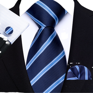 Conjunto de Tres Piezas para Hombre, Corbata, Pañuelo de Bolsillo y Puños de Poliéster con Diseño Geométrico, Transpirable, para Negocios y Uso Diario, Color Rojo Formal - Product Image 1