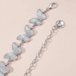 Chaîne de corps papillon pour femme en alliage de zinc blanc, bijou de mode pour fête, vacances, mariage, cadeau - Product Image 3