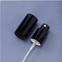 Capuchon de pulvérisateur en aluminium électroplaqué à vis 13/15/18, noir, argent, or, à sertir pour flacon rechargeable