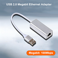 Carte réseau USB 100 Mbps, carte réseau Gigabit, connecteur Type-C vers port Ethernet, convertisseur Ethernet, adaptateur Ethernet