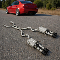 Échappement complet en acier inoxydable haute performance SDO compatible avec BMW E92 M3 4.0L 2007-2013, avec catalyseur et silencieux Valvetronic