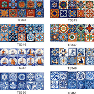 Không thấm nước hiện đại Matte thiết kế phong cách khảm sứ dán tường gạch trang trí nội thất cho phòng tắm và nhà bếp - Product Image 1