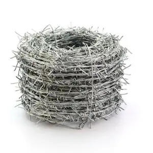 Electric Galvanized Barbed Wire Roll/Wire Barbed 2mm 25kg/Hot Dipped Galvanized Barbed Wire