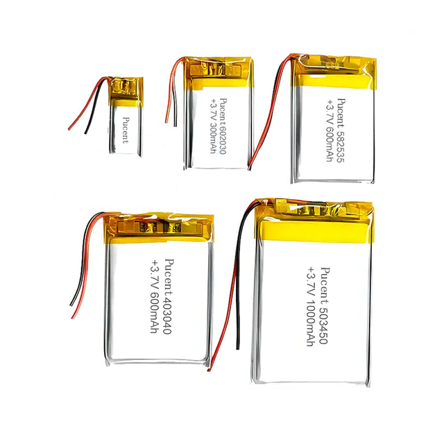 Custom Lithium Polymer Battery 3.7v 7.4V 11.1V 250mAh 500mAh 1000mAh 3000mAh 5000mAh Rechargeable Li-ion Pouch Cell Lipo Battery