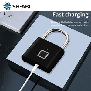 SH-ABC जस्ता मिश्र धातु फिंगरप्रिंट पैडलॉक कीलेस एंटी-चोरी स्मार्ट लॉक बुद्धिमान सुरक्षा इलेक्ट्रॉनिक कैंडैडो फर्नीचर लॉक - Product Image 3