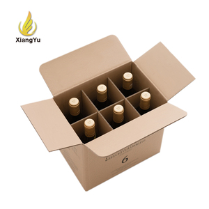 <span class=keywords><strong>Caja</strong></span> de Envío de <span class=keywords><strong>Vino</strong></span> Personalizada para <span class=keywords><strong>6</strong></span> <span class=keywords><strong>Botellas</strong></span> de 750 ml con Separador, Resistente a Golpes, a la Humedad y al Agua, Corrugada para Envíos Internacionales - Product Image 1
