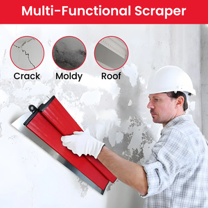 <span class=keywords><strong>Ensemble</strong></span> de 6 lames de raclage pour cloisons sèches en acier inoxydable de qualité industrielle, populaire, pour la décoration murale en DIY, OEM/ODM disponible - Product Image 4