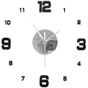 <span class=keywords><strong>Reloj</strong></span> <span class=keywords><strong>de</strong></span> Pared Adhesivo DIY Acrílico con <span class=keywords><strong>Alarma</strong></span> Digital 3D Estéreo Silencioso, Creativo y Elegante para Decoración del Hogar - Product Image 5