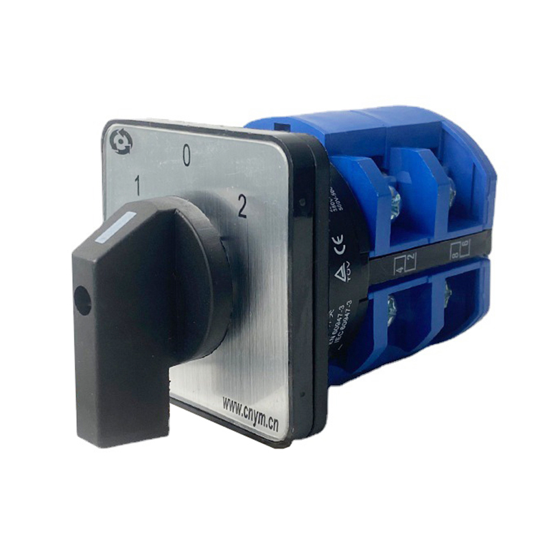 LW26-63 электрический 3 позиции фиксации 63A 690V ВКЛ-ВЫКЛ-на 8 клемм 2 полюса управления поворотным переключение кулачковый переключатель YMW26-63/2