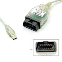 MINI VCI, Software Más Reciente para Toyota J2534 OBD OBD2, Cable de Diagnóstico para Automóviles, Herramienta de Escaneo, Tis Techstream Minivci con FTDI FT232RL
