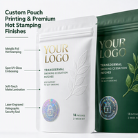Lot de 30 Patchs Anti-Tabac aux Herbes, Formule aux Huiles Essentielles Végétales, Patch Corporel Rafraîchissant l'Haleine pour Adultes