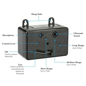 Dispositif anti-aboiement ultrasonique pour chiens, silencieux pour chiens, pour extérieur et intérieur, pour contrôler <span class=keywords><strong>les</strong></span> aboiements des chiens <span class=keywords><strong>voisins</strong></span> - Product Image 1