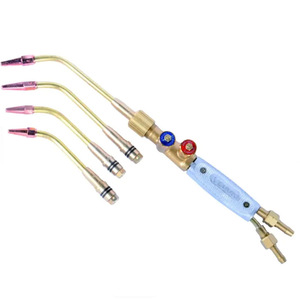 Torche de découpe tout cuivre avec manomètres oxygène-acétylène, type injecteur suisse WQ002 pour le soudage - Product Image 1