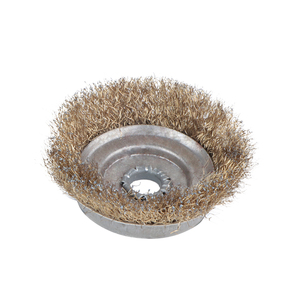 <span class=keywords><strong>Brosse</strong></span> circulaire à sertir avec nœud torsadé en acier pour <span class=keywords><strong>meuleuse</strong></span> - Product Image 5
