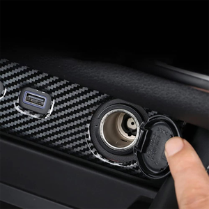 Accessori interni in fibra di carbonio per autoveicoli OEM per 2023 <span class=keywords><strong>Nissan</strong></span> <span class=keywords><strong>Qashqai</strong></span> pannello per accendisigari decorativo - Product Image 4