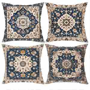 Persian Geometric Throw Pillowcase Bohemian Living Room Sofa Pillow Cases Bedroom Bed Head <b>Cushion</b> <b>Cover</b> Tassel - Product Image 1