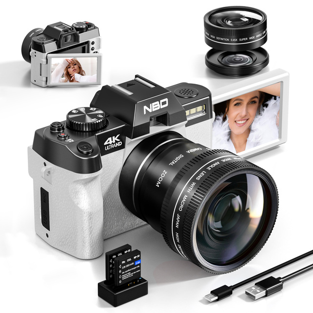 Digital Dslr 16x Zoom youtube Compact Video 4k Mirrorless Vlogging Digital Camera for Photography